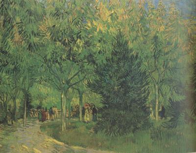 Vincent Van Gogh A Lane in the Public Garden at Arles (nn04) China oil painting art